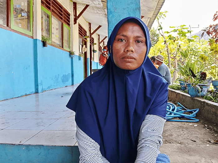 Nazma, ibu kandung Nabila Alisa Putri. Foto US/ Berita11.com.