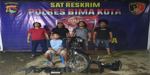 Penadah Sepeda Motor Hasil Curian yang Diciduk Polisi.