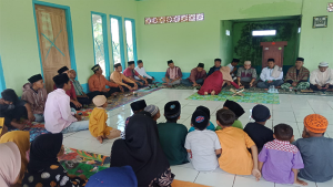 Suasana Peringatan Isra Miraj di Masjid Nurul Yaqin, Desa Oi Bura, Kecamatan Tambora Kabupaten Bima, Minggu (19/2/2023).