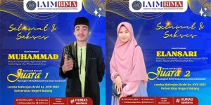 Dua mahasiswa IAI Muhammadiyah Bima yang meraih prestasi gemilang pada ajang MTQ Internasional Tahun 2023