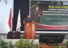 Komandan Korem 162/WB Brigjen TNI Agus Bhakti, S.I.P., M.I.P., M.Han menyampaikan kuliah umum bertajuk Tantangan Indonesia di Era Digital di Auditorium Djafar Amin, Universitas Nggusuwaru (Unswa) Bima, Jumat (22/9/2023).