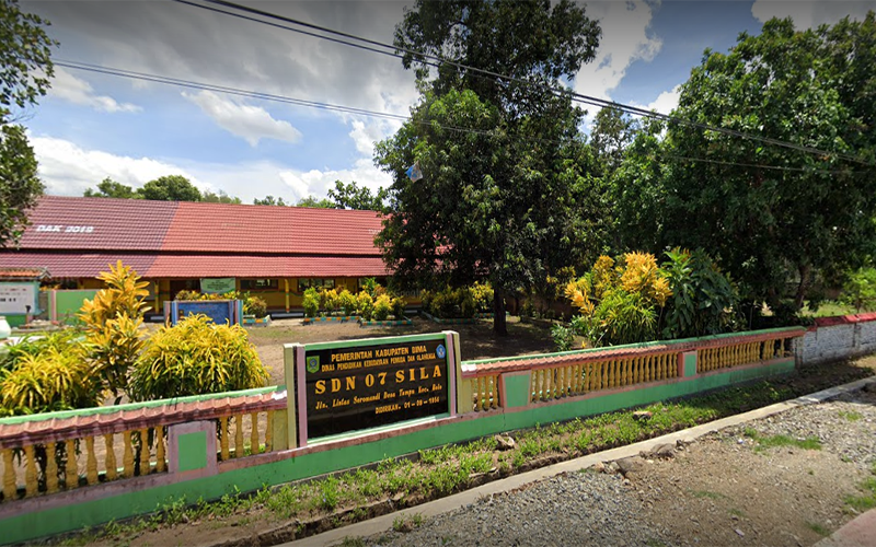 SDN 7 Sila Kecamatan Bolo Kabupaten Bima. Tangkapan layar Google Street View by Berita11.com.