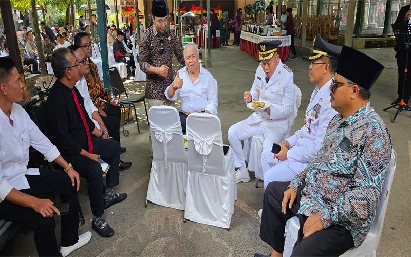 Usai dilantik, Pj Bupati Lombok Timur dan Pj Wali Kota Bima langsung sowan ke kediaman Ketua PDI Perjuangan NTB, H Rachmat Hidayat di Jalan Panji Tilar Kota Mataram, Selasa (26/9/2023) siang.