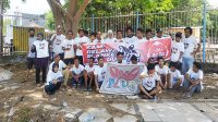 Bagian dari Komunitas Slankers Kota Bima Nusa Tenggara Barat usai deklarasi dukungan kepada Ganjar-Mahfud di Kota Bima, Senin (13/11/2023).