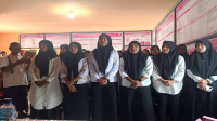 Suasana pelantikan anggota KPPS di salah satu desa di Kabupaten Bima, Nusa Tenggara Barat, pada Kamis (25/1/2024) lalu.