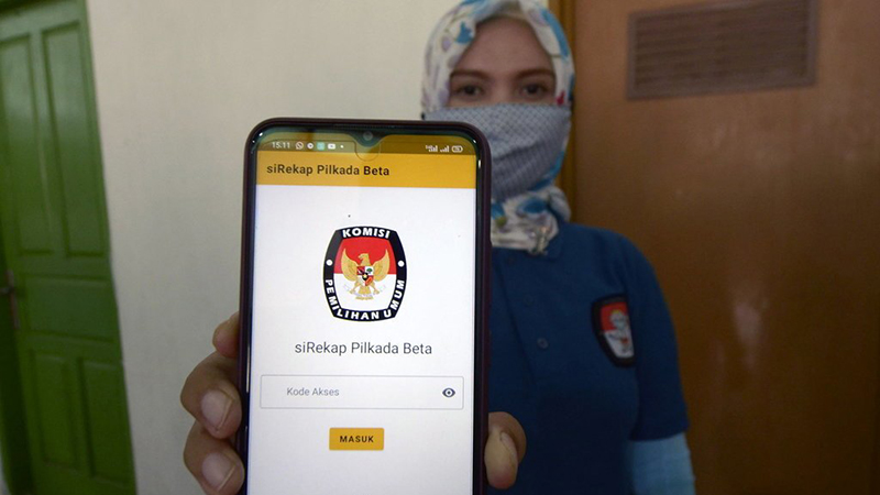 Ilustrasi Aplikasi Sirekap.