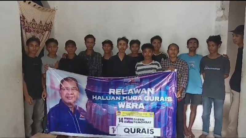 Deklarasi sejumlah pemuda mendukung Calon Anggota DPR RI Dapil I NTB dari Partai Demokrat, H Muhammad Qurais.