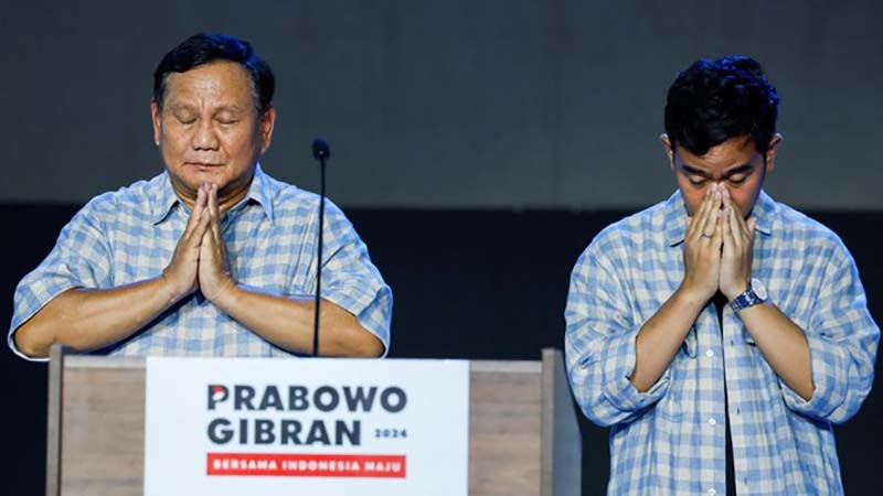 Prabowo-Gibran. Foto Reuters.