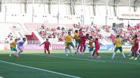 Penampilan Tim U-23 Indonesia saat bertemu tim Australia pada pertandingan matchday kedua Grup A Piala Asia U-23 2024, di Stadion Abdullah bin Khalifa, Doha, Qatar, Kamis (18/4/2024). Foto PSSI.