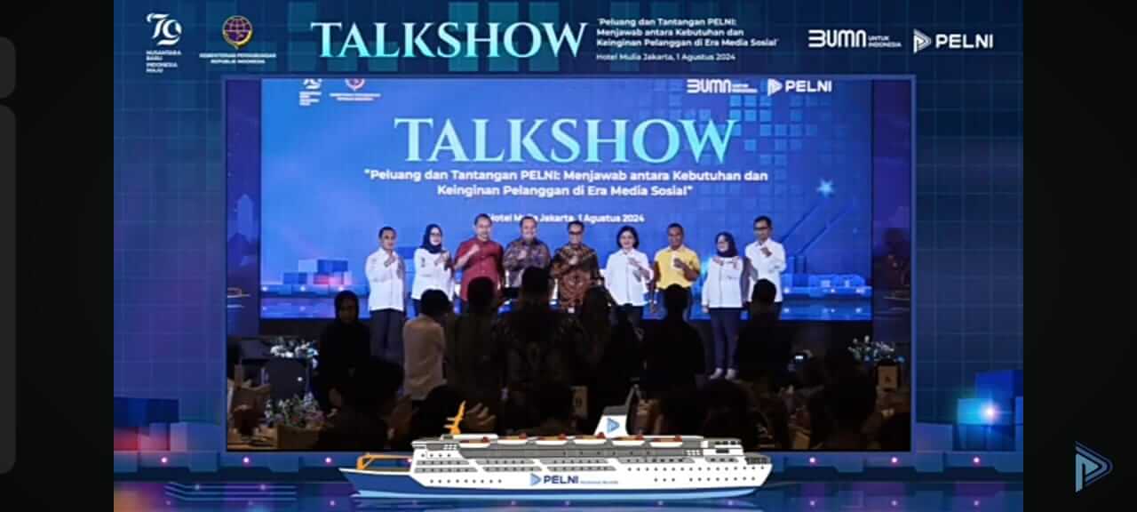 Suasana Talkshow dengan tema Peluang dan Tantangan Pelni: Menjawab antara Kebutuhan dan Keinginan Pelanggan di Era Media Sosial di Jakarta, Kamis, (1/8/2024). SC Berita11.com.