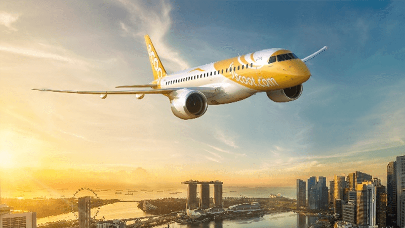 Pesawat Scoot Embraer E190-E2. Foto Ist.