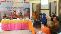 Monitoring sekaligus pembinaan Desa Anti Korupsi di Desa Naru Barat Kecamatan Sape Kabupaten Bima oleh Komisi Pemberantasan Korupsi.