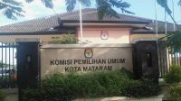 Kantor Komisi Pemilihan Umum Kota Mataram.
