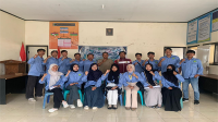 Foto bersama kelompok KKN Tematik UNW Mataram Angkatan 2024 di Desa Sembalun Lawang Lombok Timur.