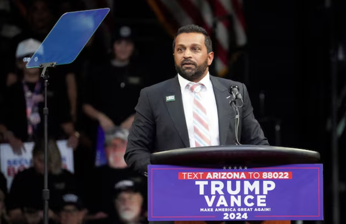 Kash Patel, Prescott Valley, Arizona, October 13, 2024. Photo REUTERS.