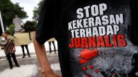 Kampanye stop kekerasan terhadap jurnalis.