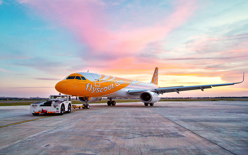 Scoot A320 Aircraft.