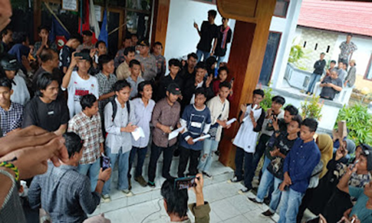 Suasana saat aksi AMRB tahun 2024 lalu/ Ilustrasi.