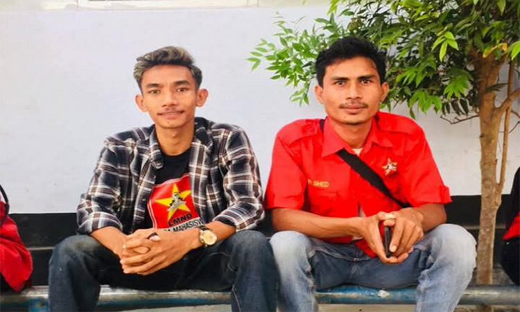 Sekretaris EK LMND Kabupaten Bima, Munawir (kiri). Foto Ist.