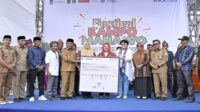 Suasana saat pembukaan Festival “Kampo Mahawo; Kasama Weki Kasabua Ade” di halaman kantor Pemerintah Kabupaten Bima, Selasa, 6 Mei 2025.
