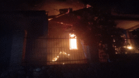 Si jago merah saat melahap rumah korban, Rabu (7/5/2025) malam.