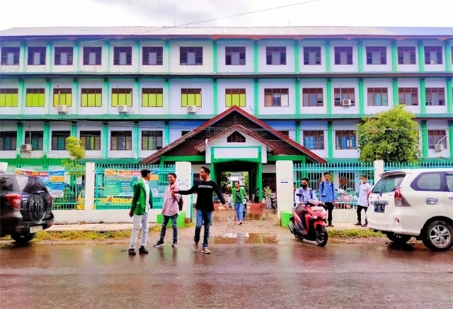 Gedung Kampus I Universitas Muhammadiyah Bima tampak dari depan. Foto Ist.