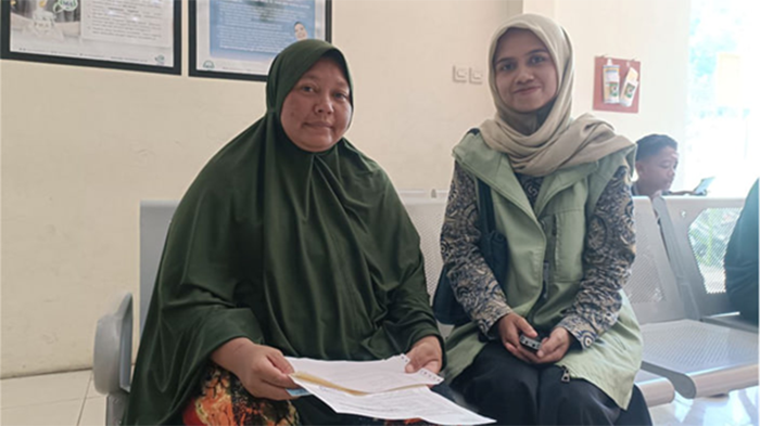 Peserta Program Jaminan Kesehatan Nasional (JKN) di Kota Bima saat ditemui Petugas BPJS SATU.