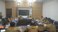 Suasana rapat koordinasi (rakor) membahas peluang investasi di Kabupaten Bima yang dipimpin Wakil Bupati Bima, H Irfan Zubaidy.