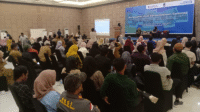 Suasana Pertukaran Pengetahuan Humanitarian, Development, Peace (HDP) Nexus di Ballroom Hotel Marina Inn Kota Bima, Selasa (26/8/2025). Foto Berita11.com.