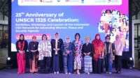 Peluncuran Jaringan Organisasi Masyarakat Sipil (OMS) Indonesia untuk Perempuan, Perdamaian, dan Keamanan (WPS) di Jakarta.