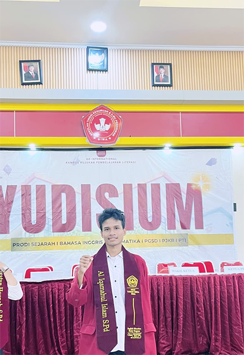 Calon wisudawan terbaik STKIP Taman Siswa Bima, Al Iqamahul Islam Calon wisudawan terbaik STKIP Taman Siswa Bima, Al Iqamahul Islam