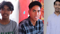 Sekretaris Umum SMI Cabang Bima, Fardan, Ketua HMI Komsat STKIP Taman Siswa Bima, Faisal dan Ketua BEM REMA STKIP Taman Siswa Bima, Andri Setiawan. Kolase Berita11.com. Sekretaris Umum SMI Cabang Bima, Fardan, Ketua HMI Komsat STKIP Taman Siswa Bima, Faisal dan Ketua BEM REMA STKIP Taman Siswa Bima, Andri Setiawan. Kolase Berita11.com.