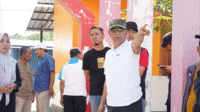 Wali Kota Bima H. A. Rahman H. Abidin saat meninjau lokasi di Kota Bima yang akan ditata.