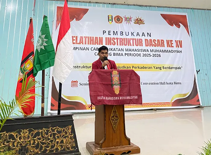Ketua Umum IMM Cabang Bima, Walid Alfiansyah. Foto Ist.