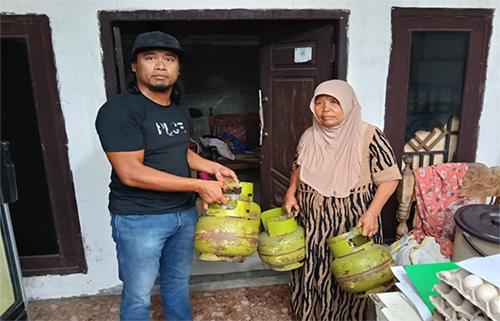 Tim Jatanras Satreskrim Polres Dompu mengamankan barang bukti sejumlah tabung LPG yang digondol pelacu pencurian dengan kekerasan.