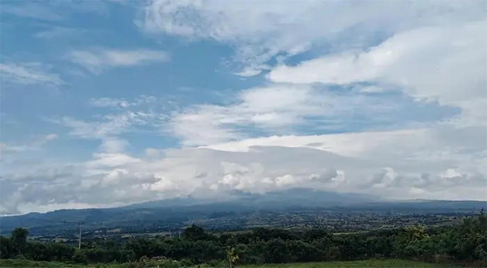 Kondisi terbaru Gunung Tambora.