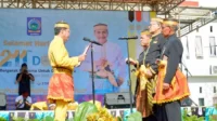 Suasana Perayaan puncak Hari Jadi ke-211 Kabupaten Dompu pada Sabtu (11/04/2026).