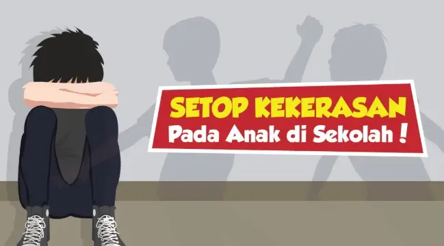 Ilustrasi kekerasan terhadap anak di lingkungan sekolah.