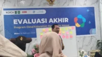 Suasana evaluasi akhir program We Nexus yang dijalankan Wahid Foundation bekerja sama dengan UN Women dan didukung Korea International Cooperation Agency (KOICA) di wilayah Bima, Sabtu (14/2/2026).
