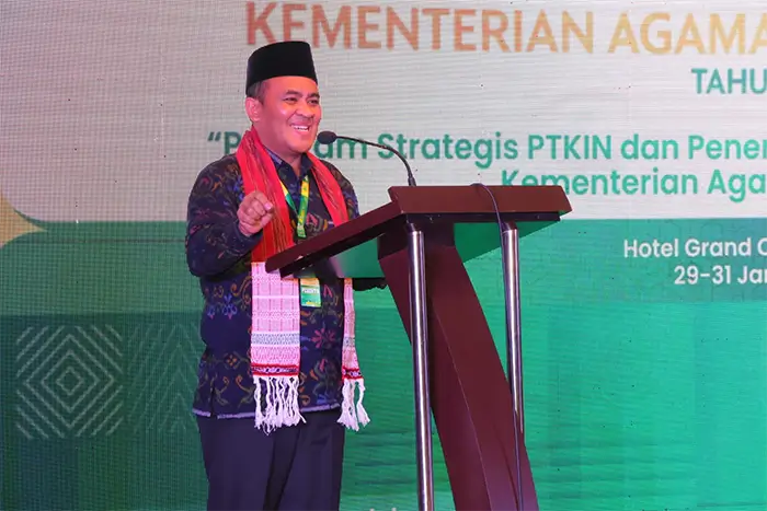 Rektor UIN Mataram sekaligus Ketua PWNU NTB, Prof. Dr. Masnun Tahir, M.Ag. Foto Ist.