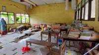 Kondisi ruang kelas rusak di SDN Bala Kecamatan Wera Kabupaten Bima/ Ilustrasi.