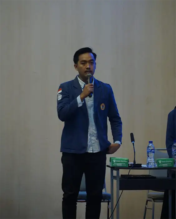 Ketua BEM Universitas Mataram, Mavi Adiek Garlosa.