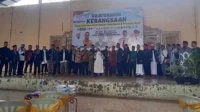 Foto bersama peserta Dialog Kebangsaan di Gedung Sinar AS Sila Kecamatan Bolo Kabupaten Bima, Minggu (30/8/2026).