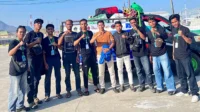 GMNI Bima saat menyalurkan bantuan kepada korban gempa bumi di NTT.