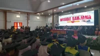 Suasana Rapat Senat Terbuka Wisuda Strata Satu (S1) XXII STKIP Taman Siswa di Auditorium Sudirman Kampus STKIP Tamsis Bima, Sabtu (26/9/2026).
