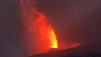 Aktivitas vulcano dari Anak Karakatau. Foto Ist.