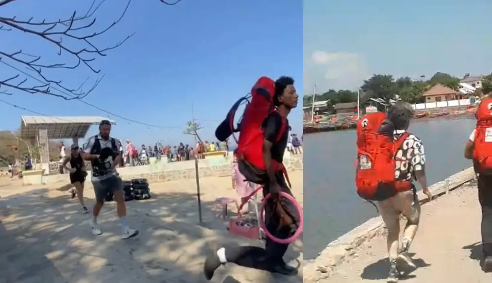 Proses syuting Pékin Express Musim 23.