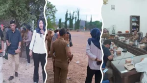Tim Bank Indonesia (BI) Perwakilan Nusa Tenggara Barat dan pejabat Pemkot Bima meninjau melaksanakan rapat dan meninjau lokasi pembangunan Plaza Hybrid Mantika di eks kantor Bupati Bima yang berlokasi di Kota Bima.