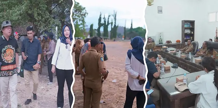 Tim Bank Indonesia (BI) Perwakilan Nusa Tenggara Barat dan pejabat Pemkot Bima meninjau melaksanakan rapat dan meninjau lokasi pembangunan Plaza Hybrid Mantika di eks kantor Bupati Bima yang berlokasi di Kota Bima.