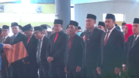 Sejumlah pejabat struktural lingkup Kabupaten Dompu yang dilantik Kamis (15/10/2026) siang.